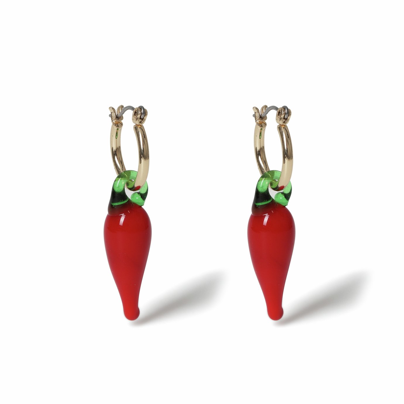 Freedom Chilli Drop Hoop Earrings