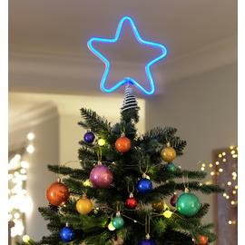 Habitat Christmas Rhapsody Light Up Star Tree Topper