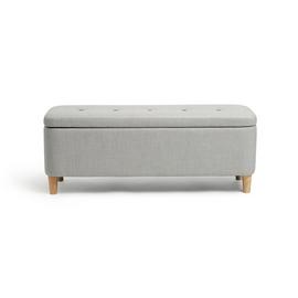 Narrow storage ottoman bench deals