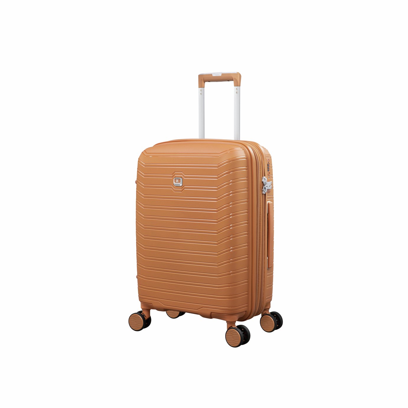 IT Luggage Continuous Expandable 8 Wheel Hard Suitcase