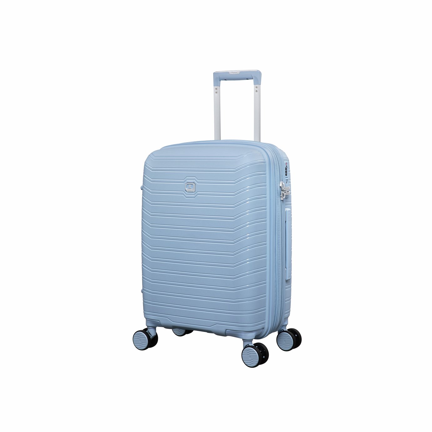 IT Luggage Continuous Expandable 8 Wheel Hard Suitcase