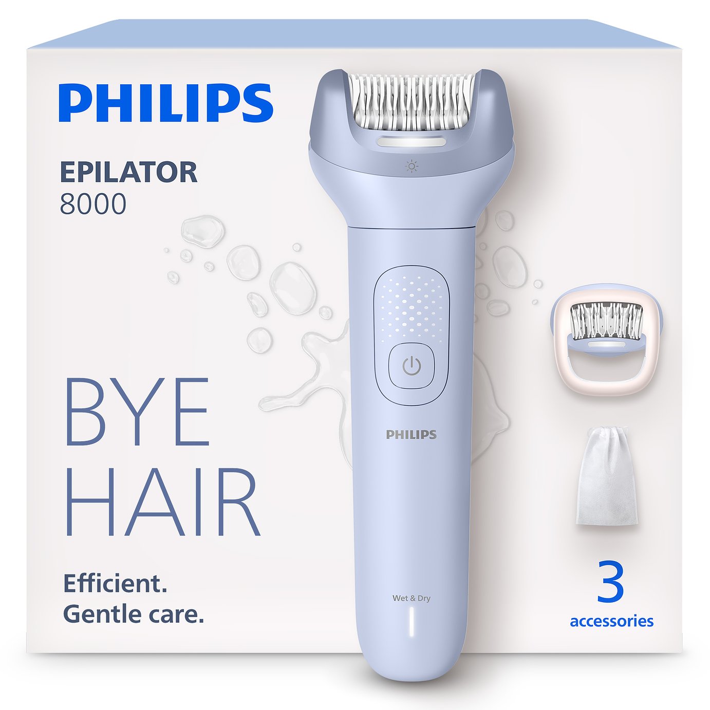 Philips BRE708 Epilator - Series 7000 / White