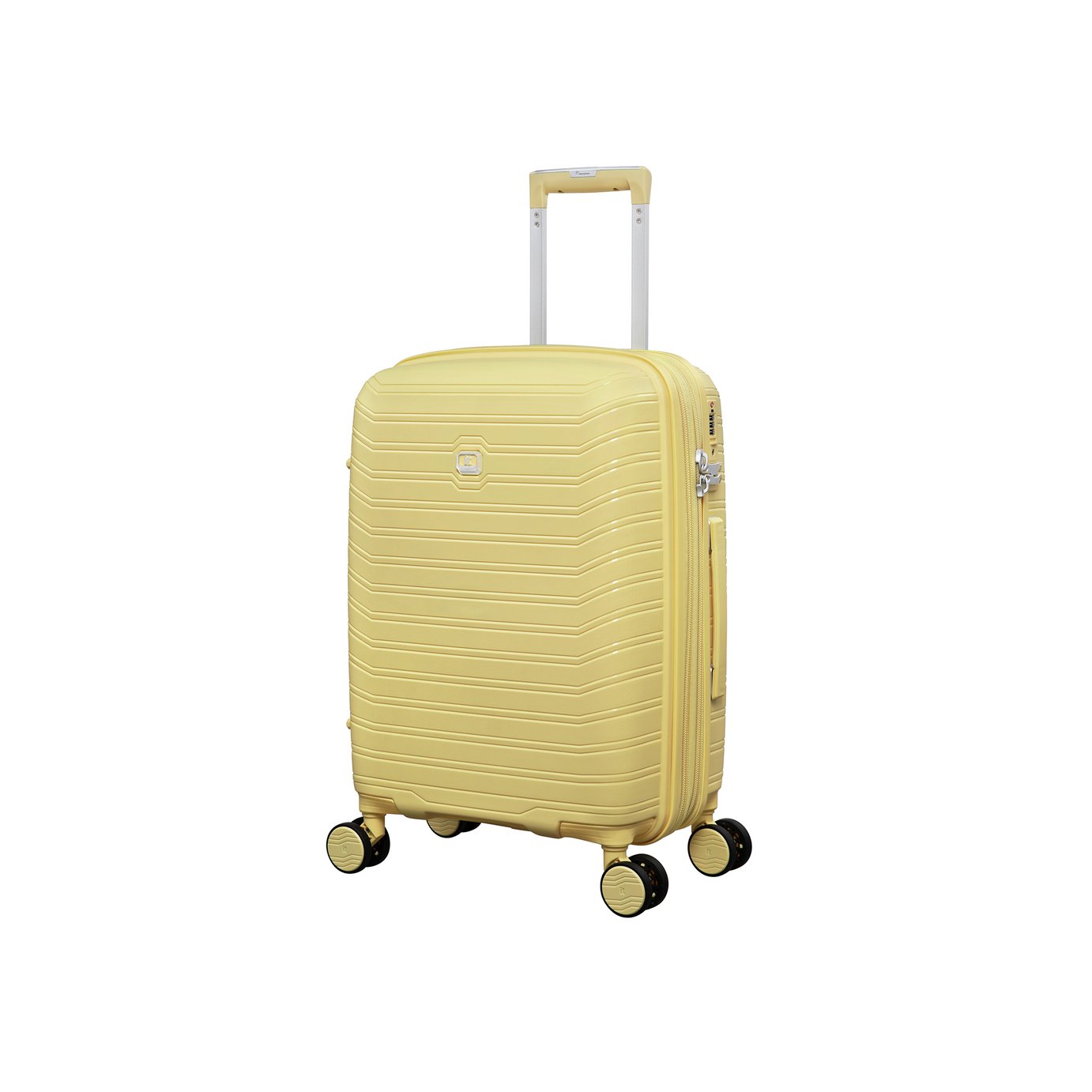 IT Luggage Continuous Expandable 8 Wheel Hard Suitcase