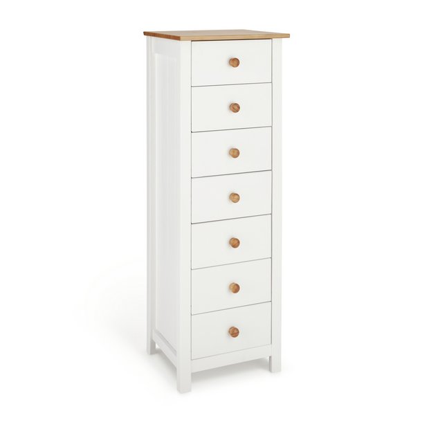 Tall narrow chest of drawers deals argos