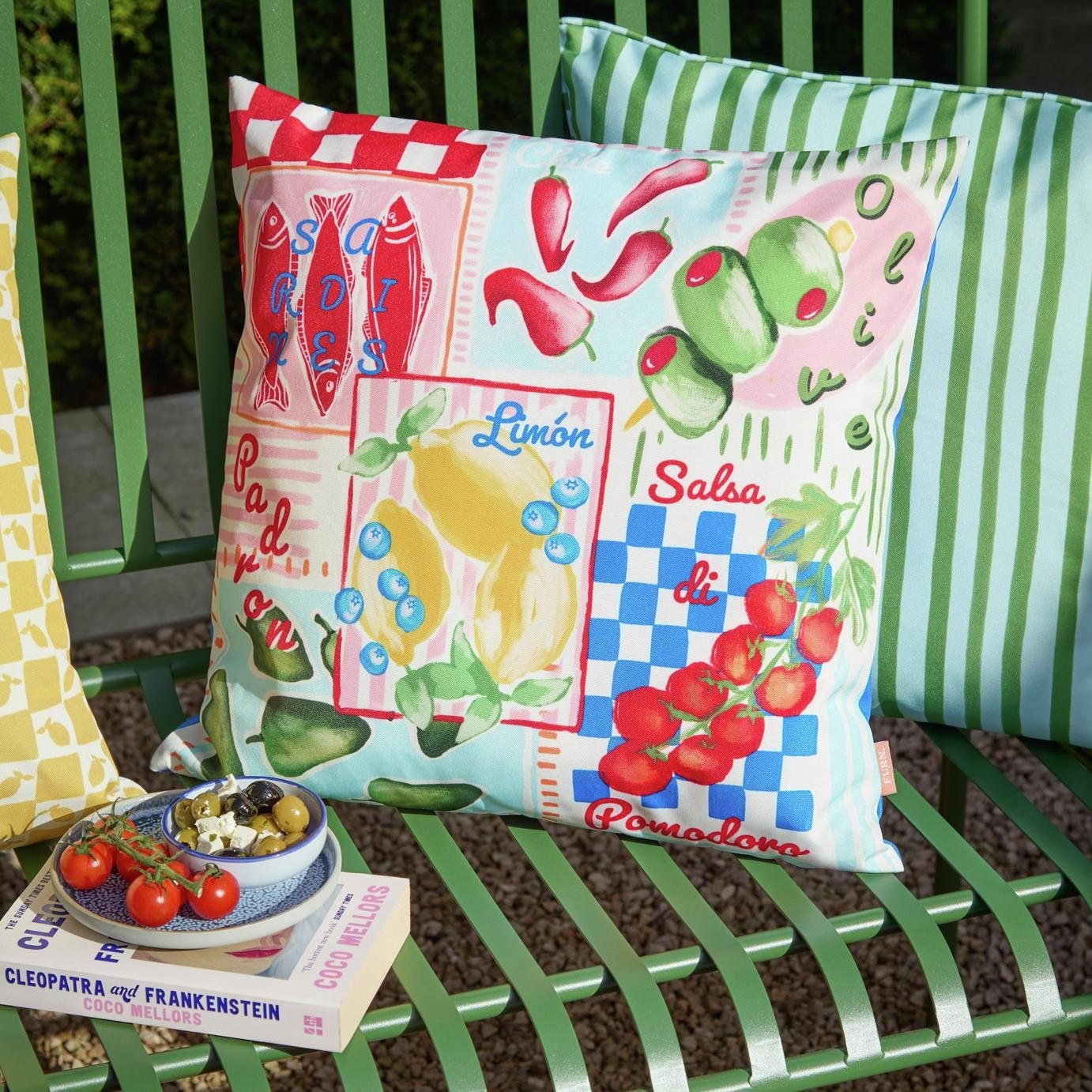 Furn Mediterranean Picnic Multicolour Outdoor Cushion