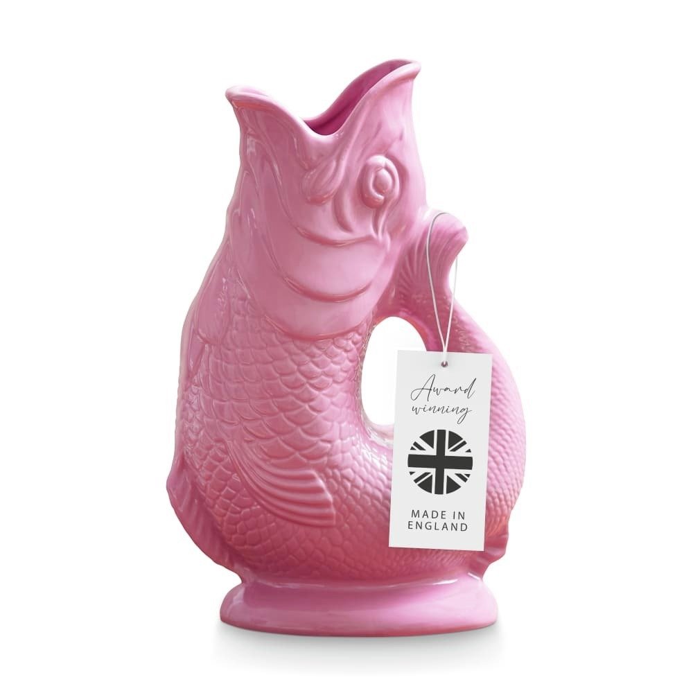 Wade Ceramic Clay Fish Jug 1.2L - Pink