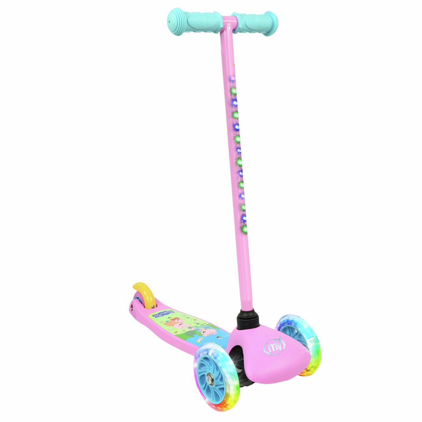 Peppa Pig Tilt & Glo Light Up Scooter