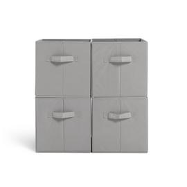 Habitat Pack of 4 Canvas Boxes