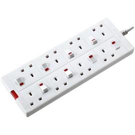 Buy Masterplug 4 Socket 30m Extension Lead | Extension leads and cable  reels | Argos