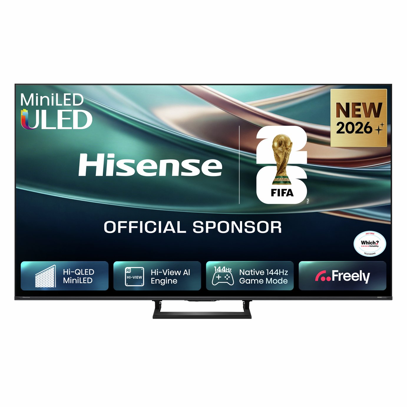 Hisense 65 Inch 65Q8STUK Smart 4K Hi-QLED Mini LED Freely TV