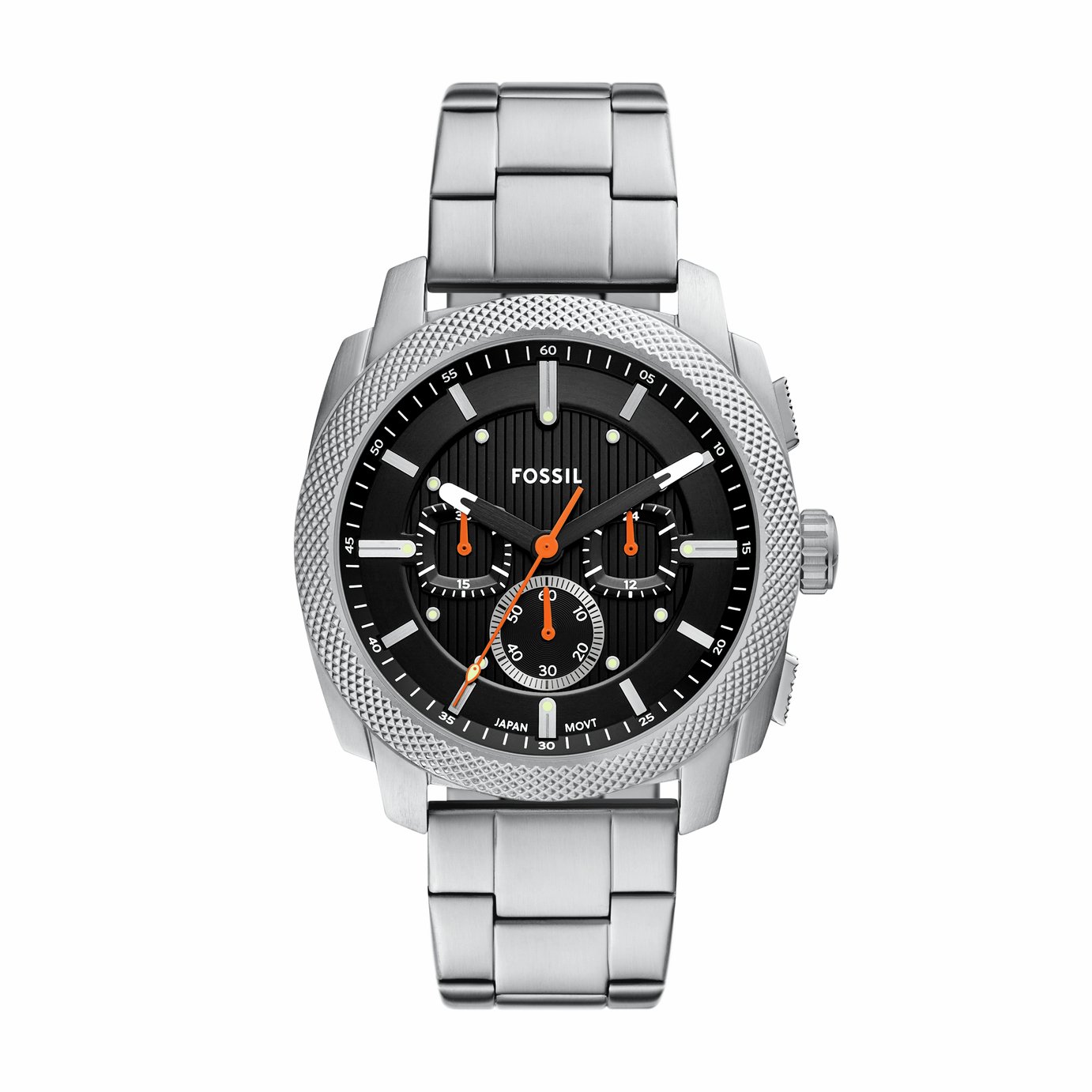 Fossil Machine Chronograph Stainless Steel Bracelet Watch
