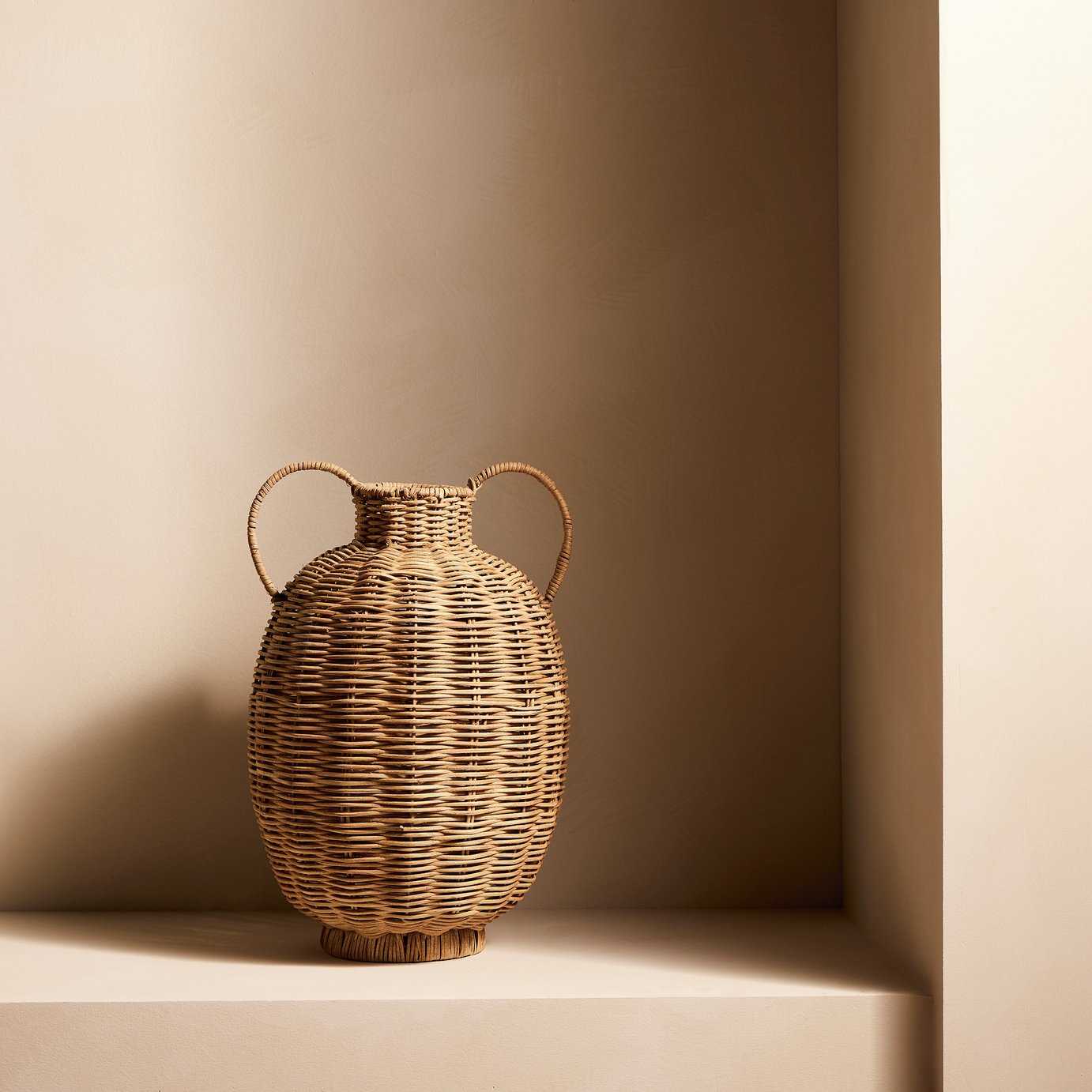 Habitat Woven Rattan Tall Vase