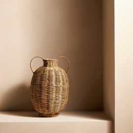 Habitat Woven Rattan Tall Vase