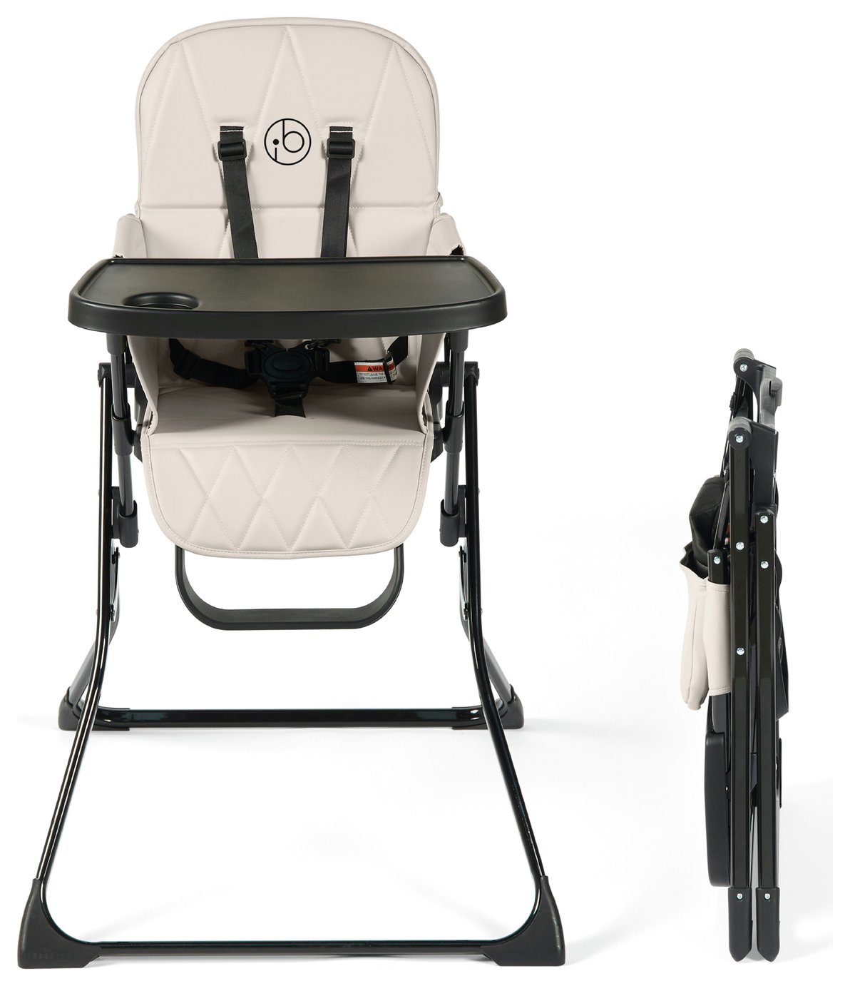 Ickle Bubba Flip Highchair Pearl Grey