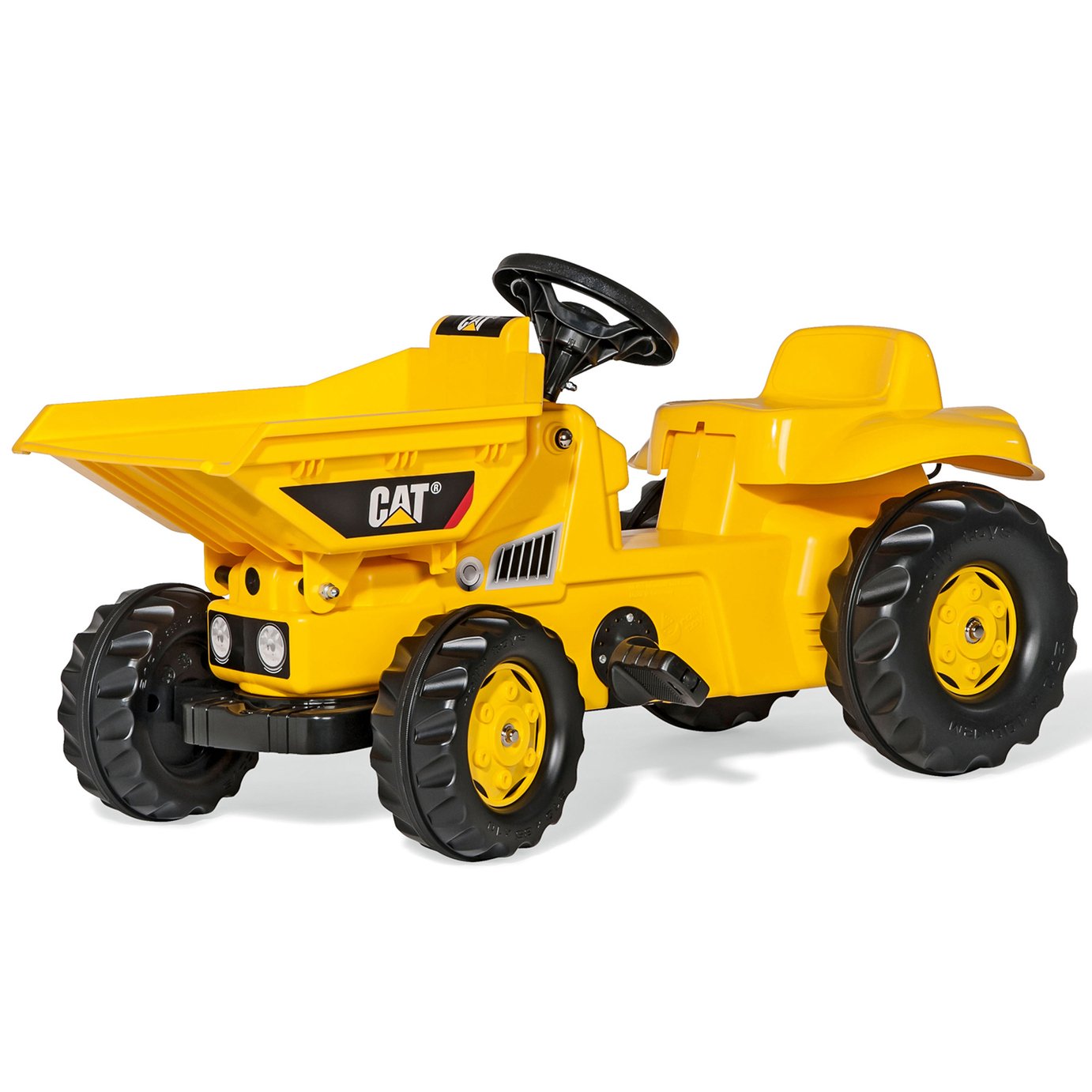 Rolly Toys Caterpillar Dumper Ride On - Yellow