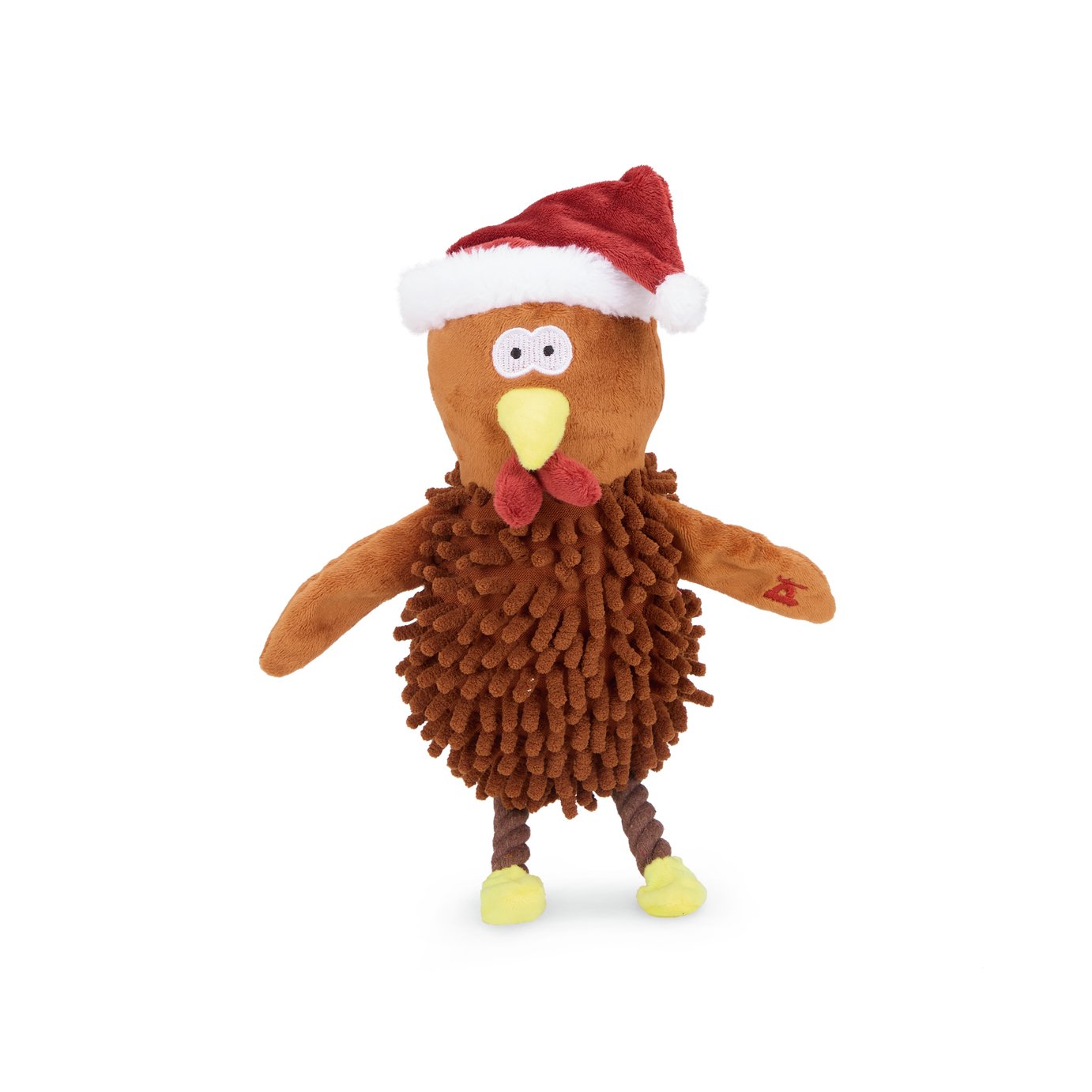 Petface Noodle Turkey Xmas Dog Toy