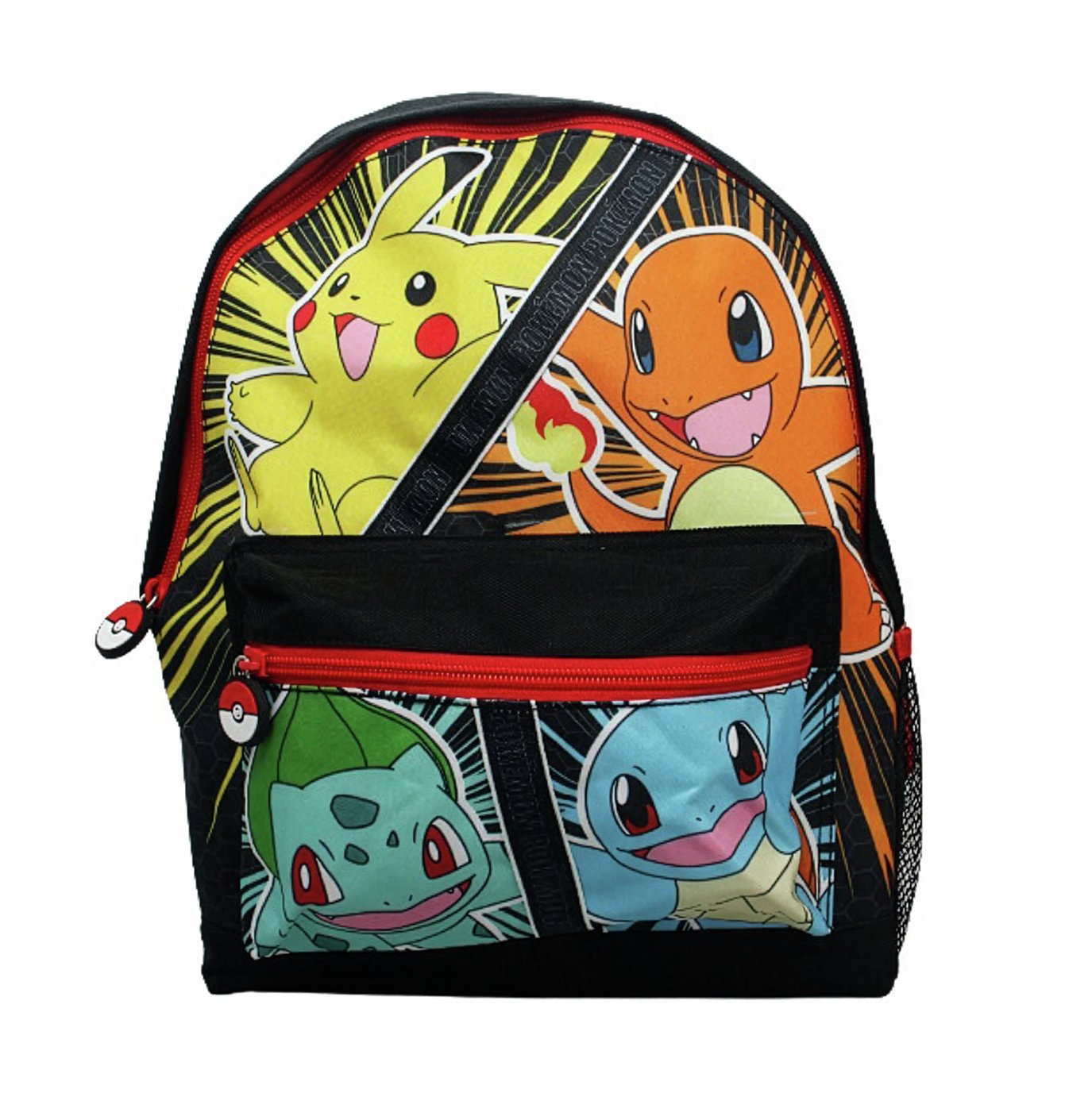 Pokemon Character Print 8L Backpack - Black
