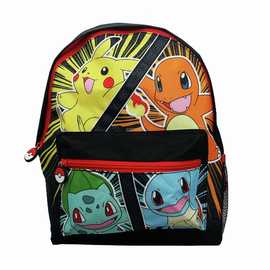 Pokemon Character Print 8L Backpack - Black