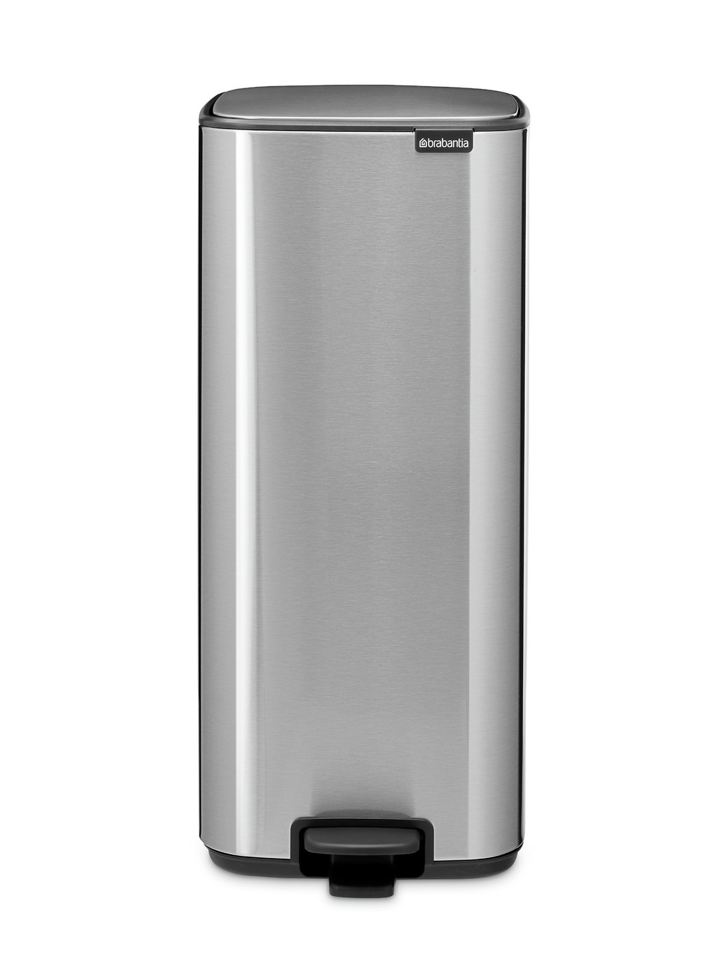 Brabantia Bo 30 Litre Pedal Bin - Matt Steel