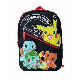 Pokemon Catch 'Em All! 11.9L Backpack - Black