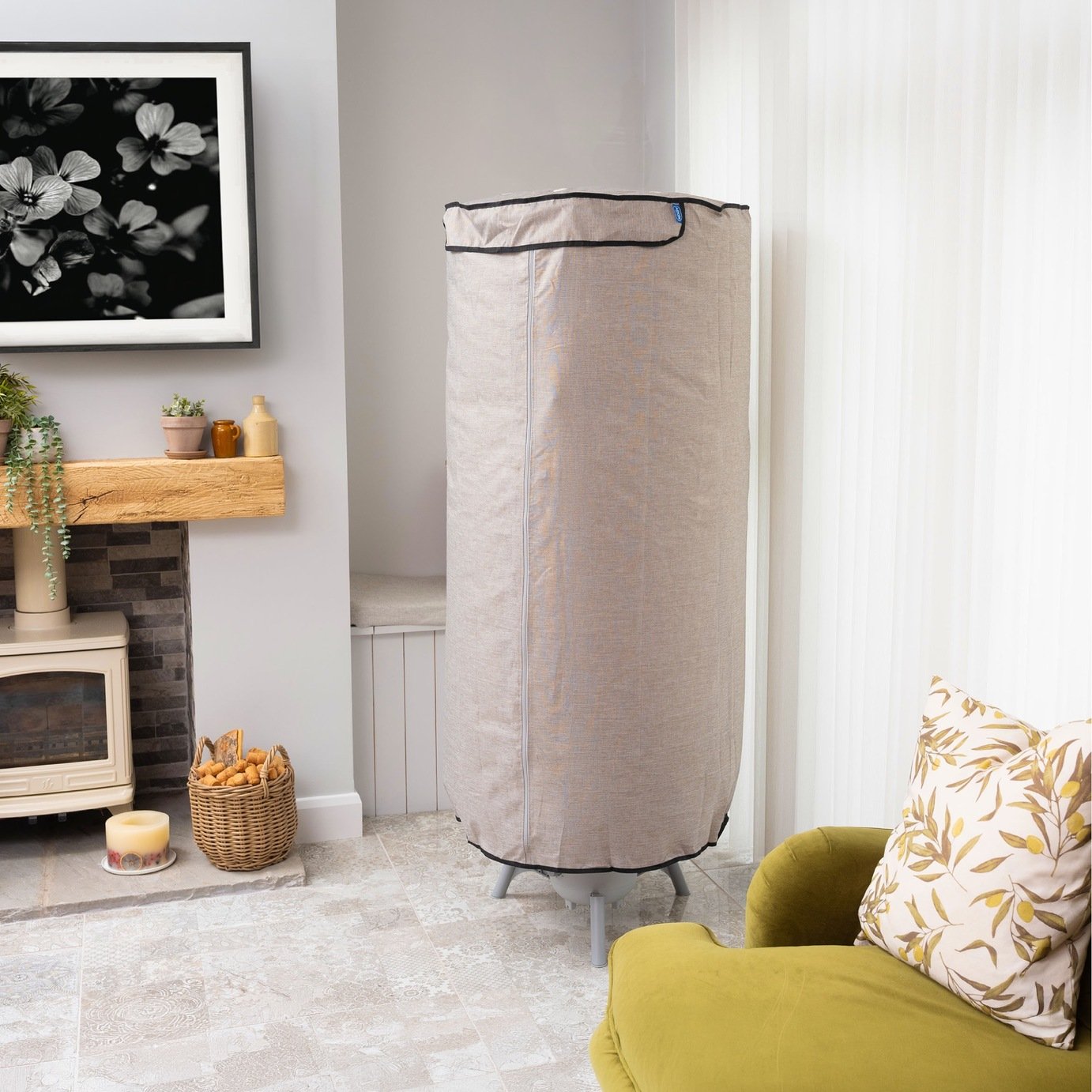 Addis Superdry 6 Arm Drying Pod with Cover - Grey