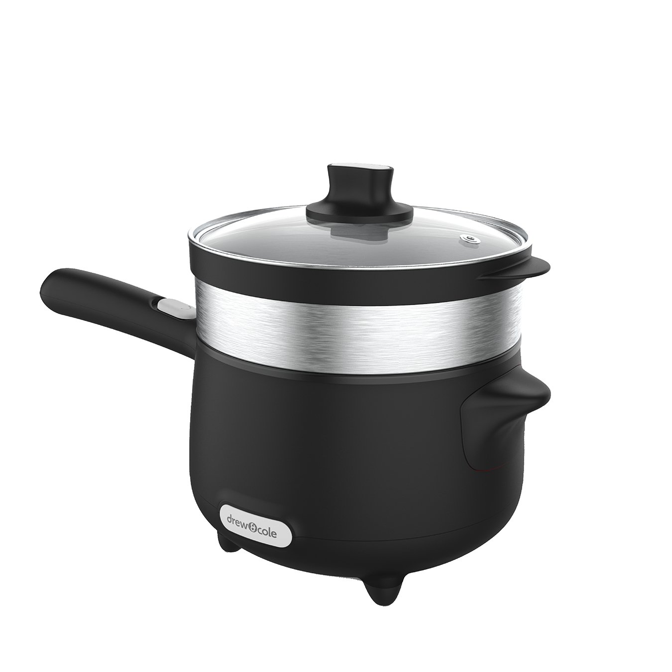 Drew&Cole CleverPot 1.2L Electric Hot Pot - Black