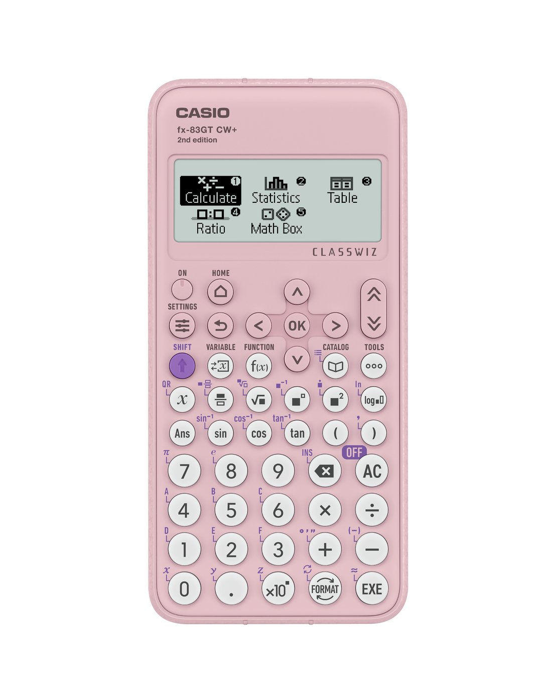 Casio FX-83GT CW+ Scientific Calculator - Pink