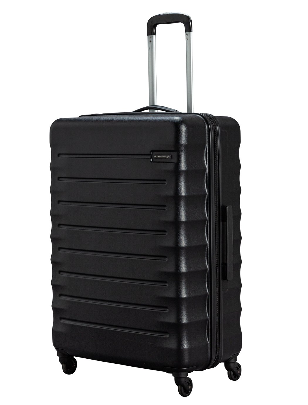 Featherstone Hard 4 Wheel Suitcase - Black