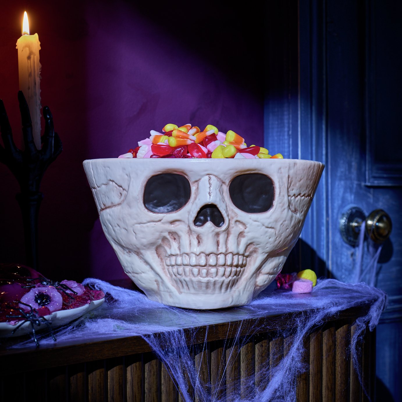 Argos Home Trick or Treat Skull Bowl