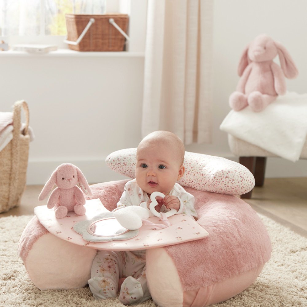 Mamas & Papas Sit & Play Inflatable Bunny Baby Seat - Pink