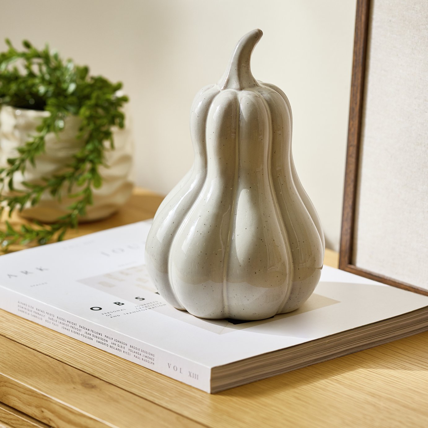Bayswood Ceramic Gourd Objet
