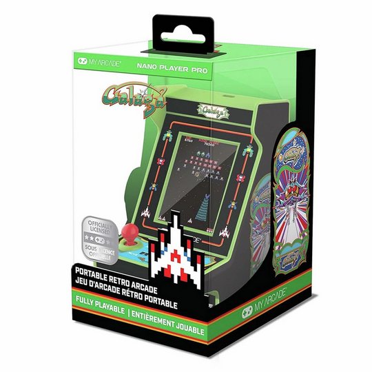 MY Arcade Galaga Nano Player Pro Joystick Portable Retro Arcade