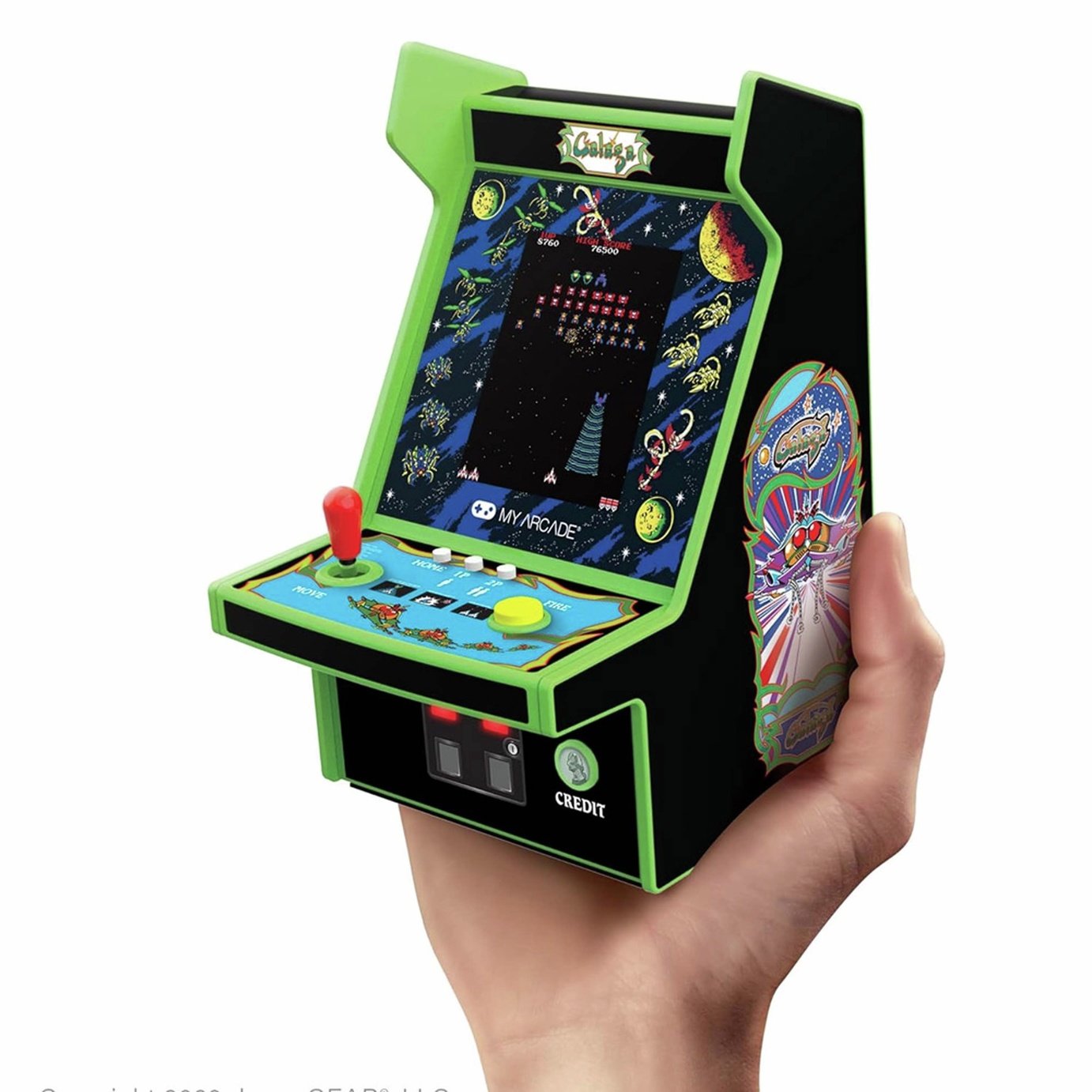 MY Arcade Galaga Micro Player Pro Joystick Portable Retro Arcade