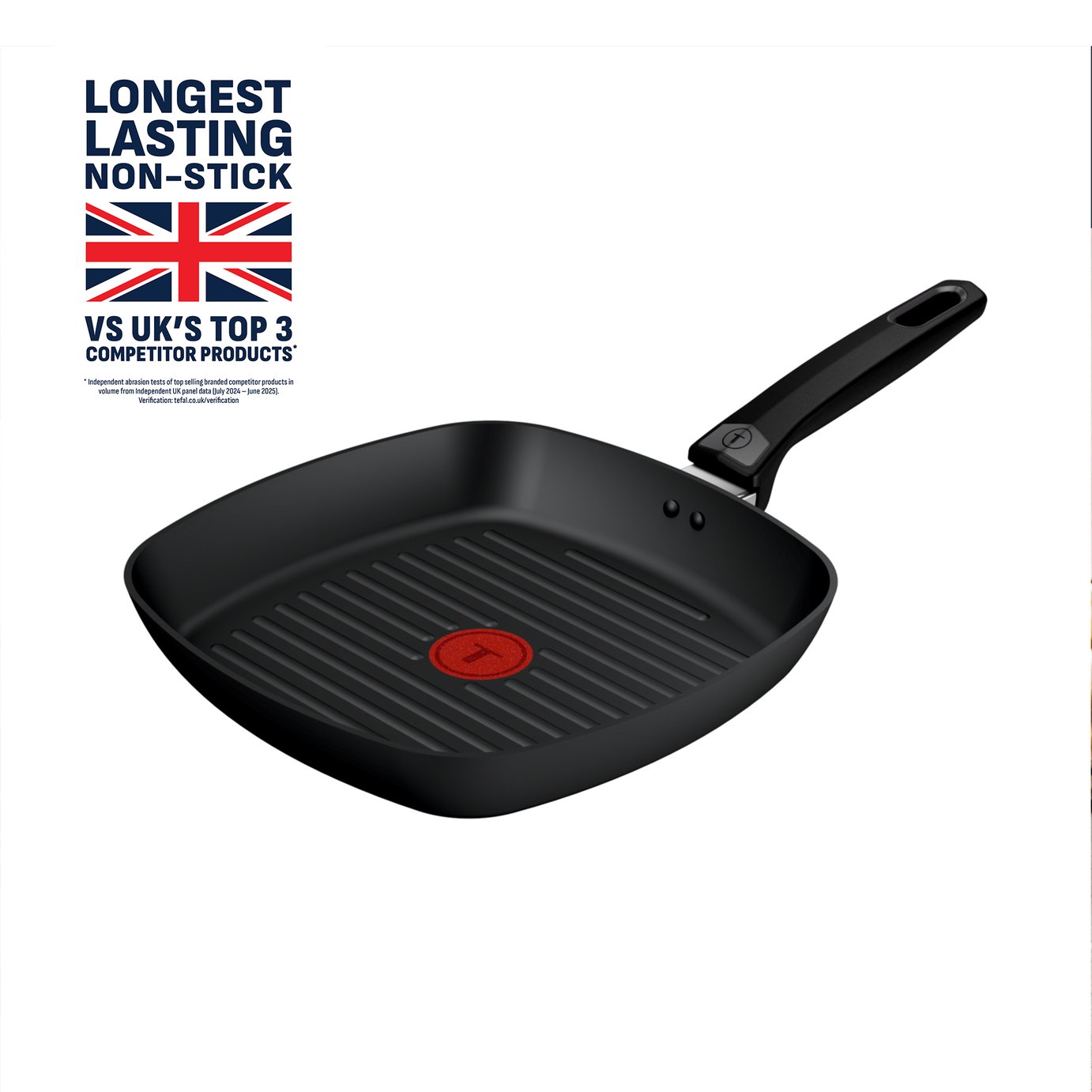 Tefal Excellence Plus 27cm Non Stick Aluminium Grill Pan