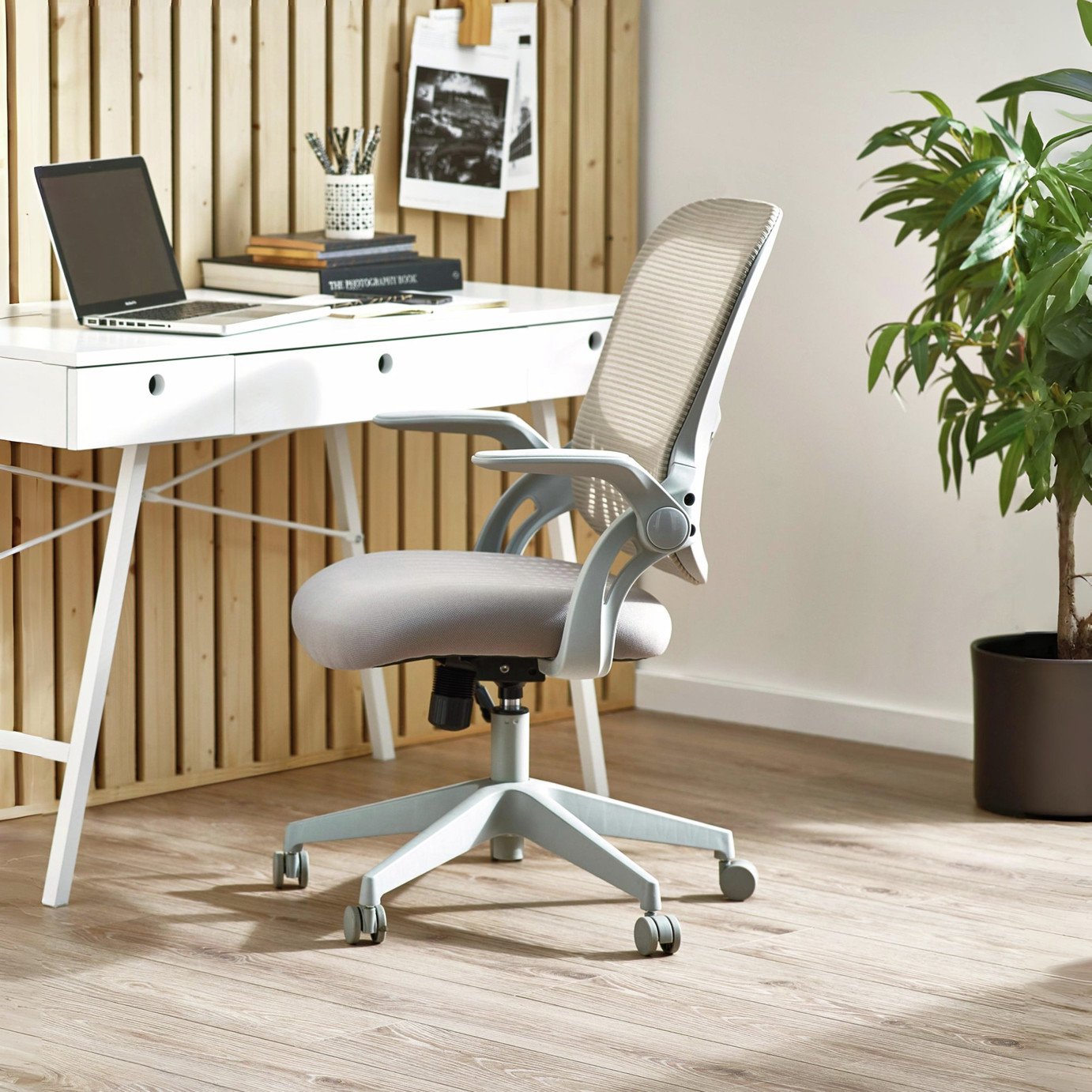 Julian Bowen Juno Plastic Office Chair - Grey