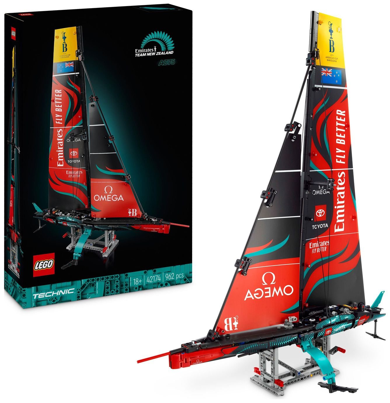 LEGO Technic Emirates Team New Zealand AC75 Yacht Set 42174
