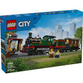 LEGO® City Vintage Steam Train - Toy Train Set Building Kit 60511 PREORDER