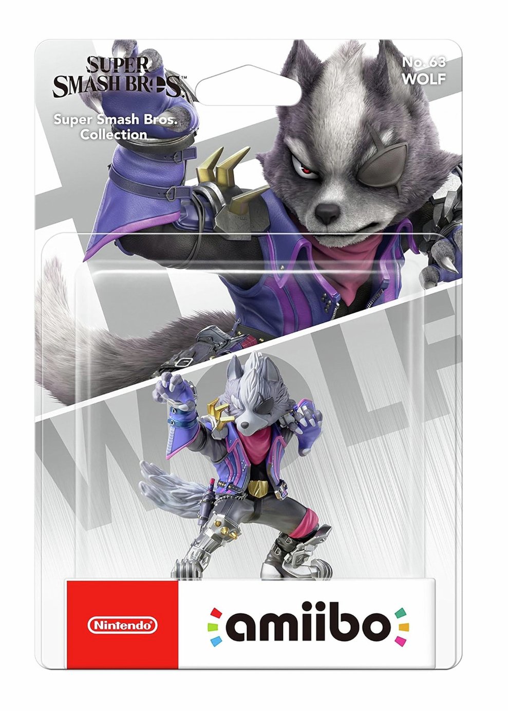 Nintendo Wolf No. 63 amiibo Figure