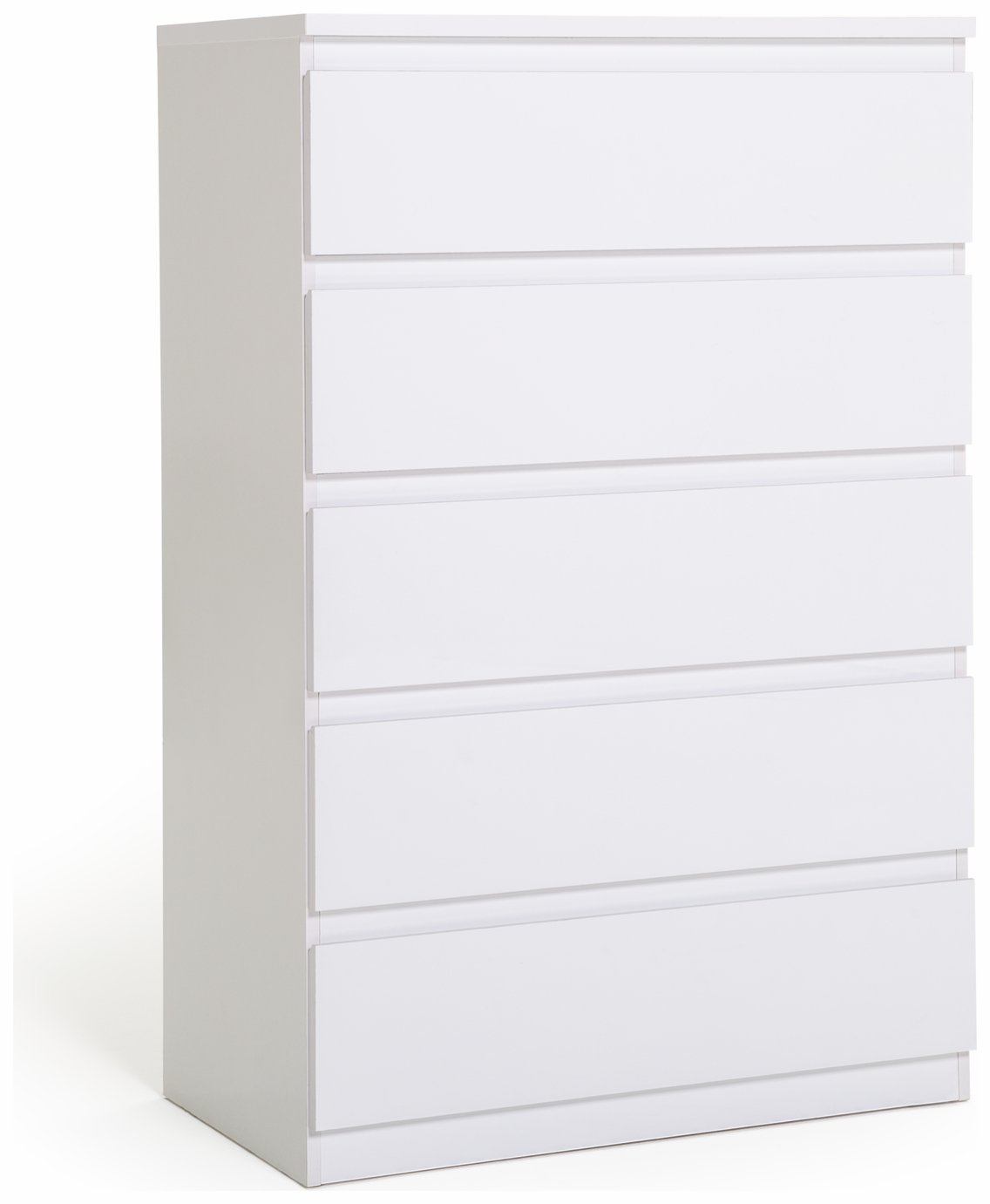 Argos Home Jenson 5 Drawer Chest - White Gloss