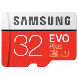 Samsung EVO Plus 95MBs Micro SDHC Memory Card - 32GB