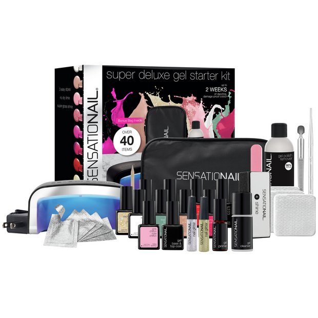 Buy Sensationail Gel Nail Polish Deluxe Starter Kit Nails Argos