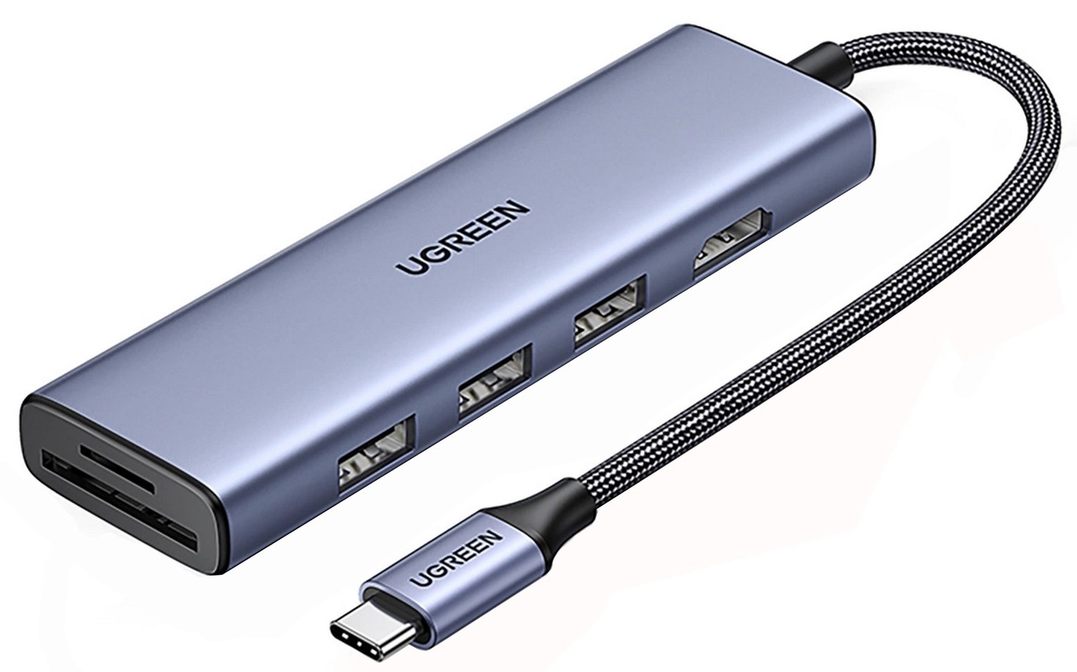 UGREEN Revodok 6-In-1 USB-C Hub with 4K HDMI, USB-A & TF/SD Card Slot