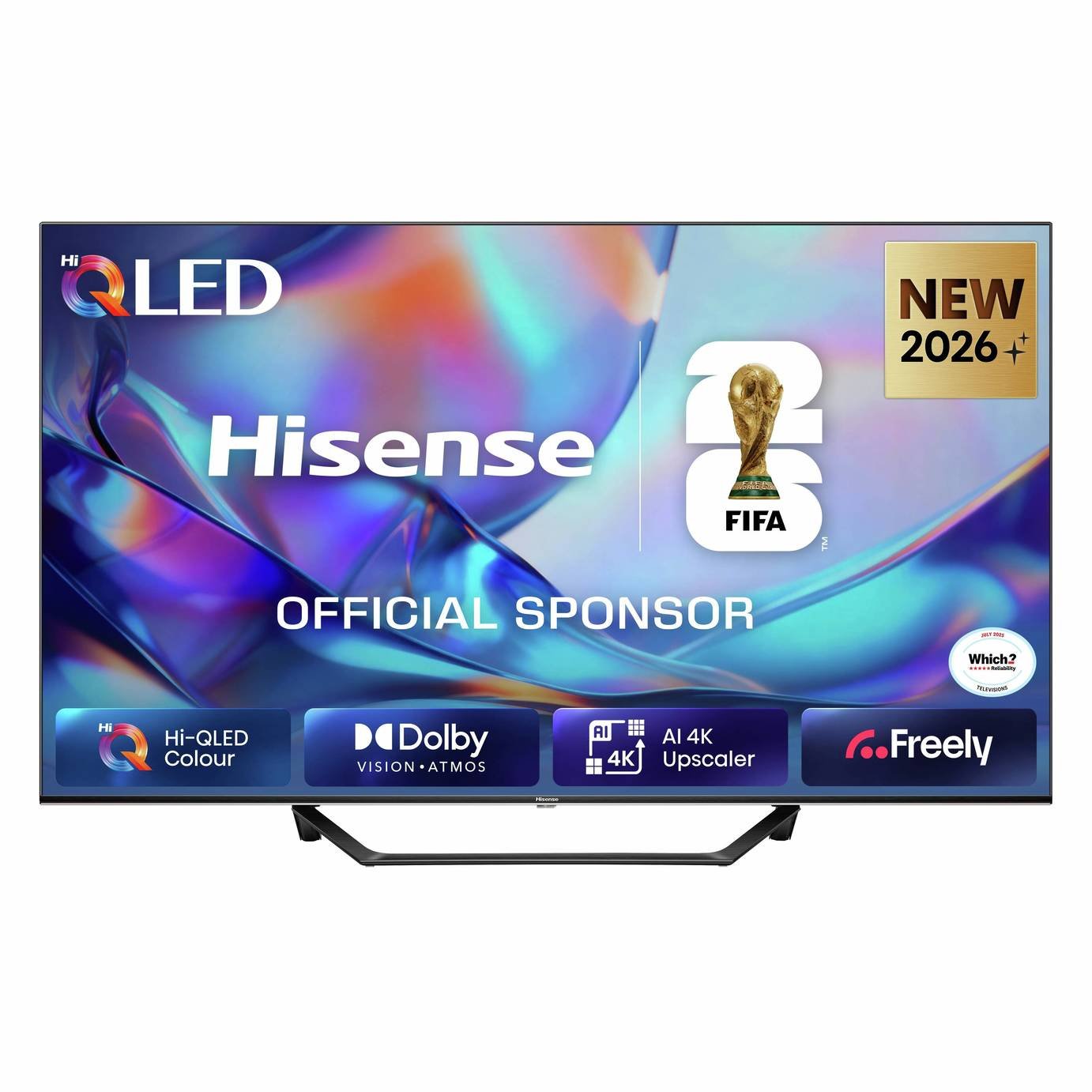 Hisense 43 Inch 43A7STUK Smart 4K UHD HDR QLED Freely TV
