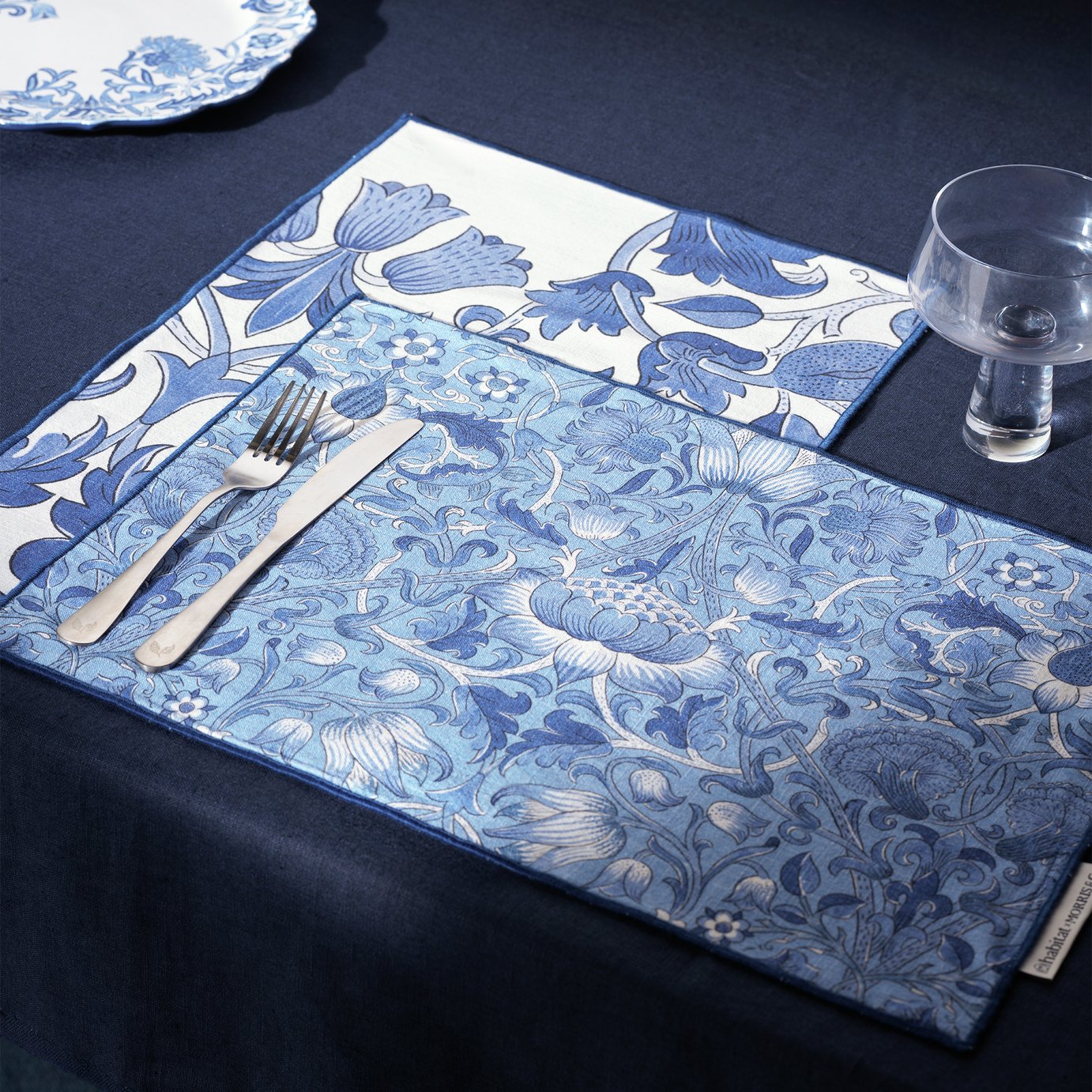 Habitat x Morris & Co. Inky Set of 2 Reversible Placemats