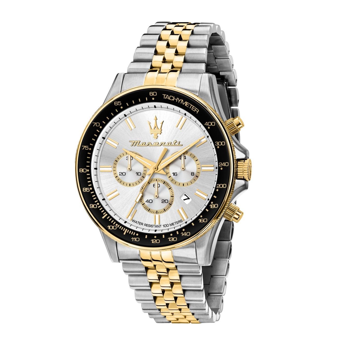 Maserati Sfida Sport Men's Two Tone Stainless Steel Bracelet Watch