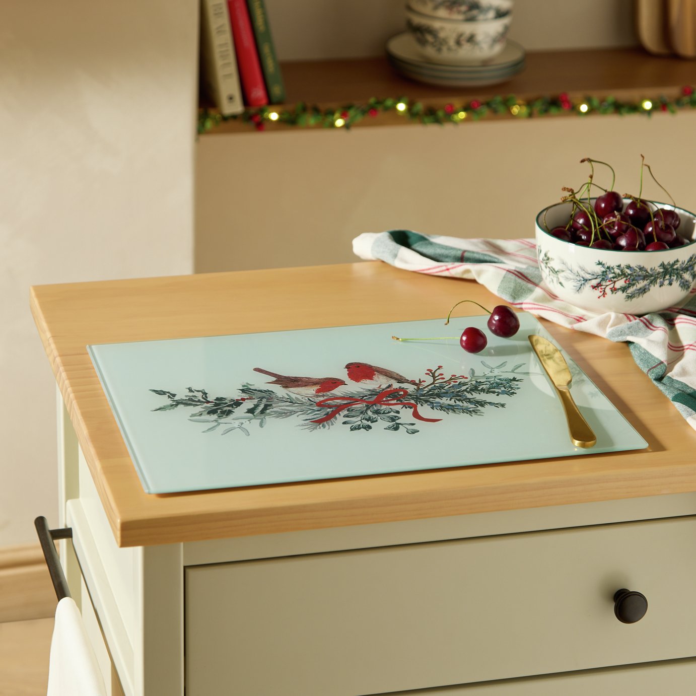 Argos Home Robin Tempered Glass Worktop Saver