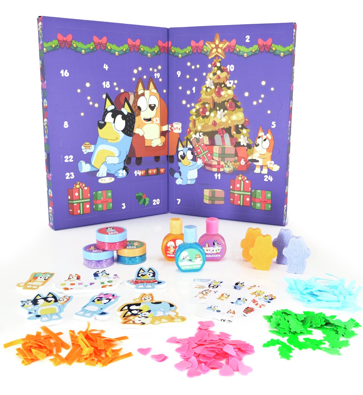 Bluey Advent Calendar Bath Gift Set