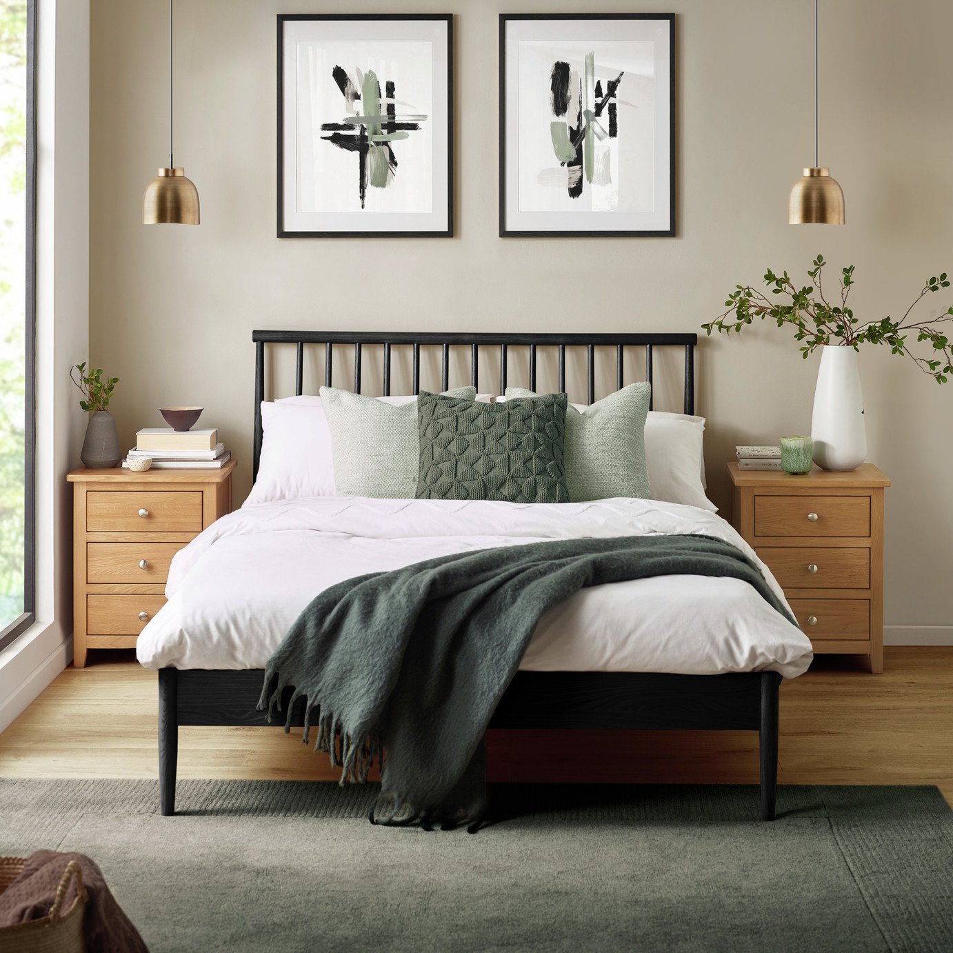 Julian Bowen Belton Kingsize Bed Frame - Black