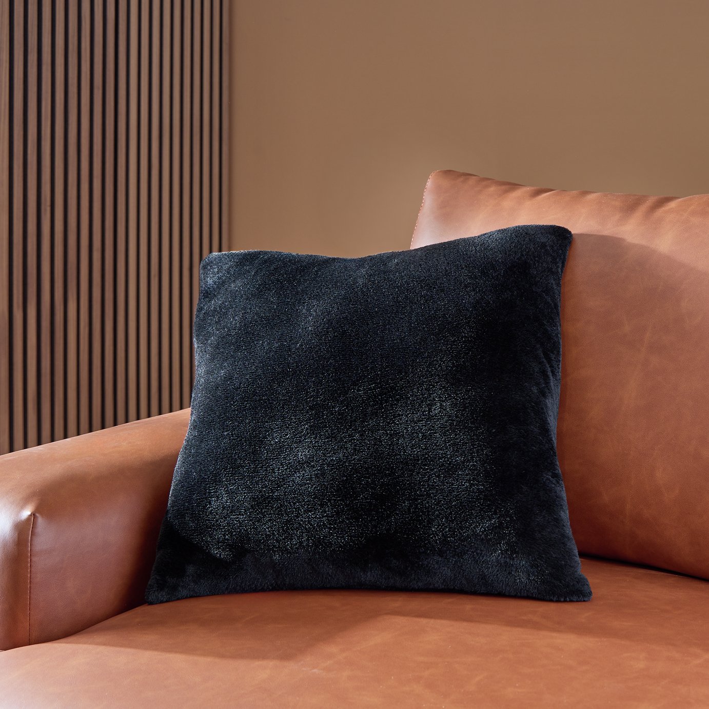 Home Essentials Fleece Cushion - 43x43cm