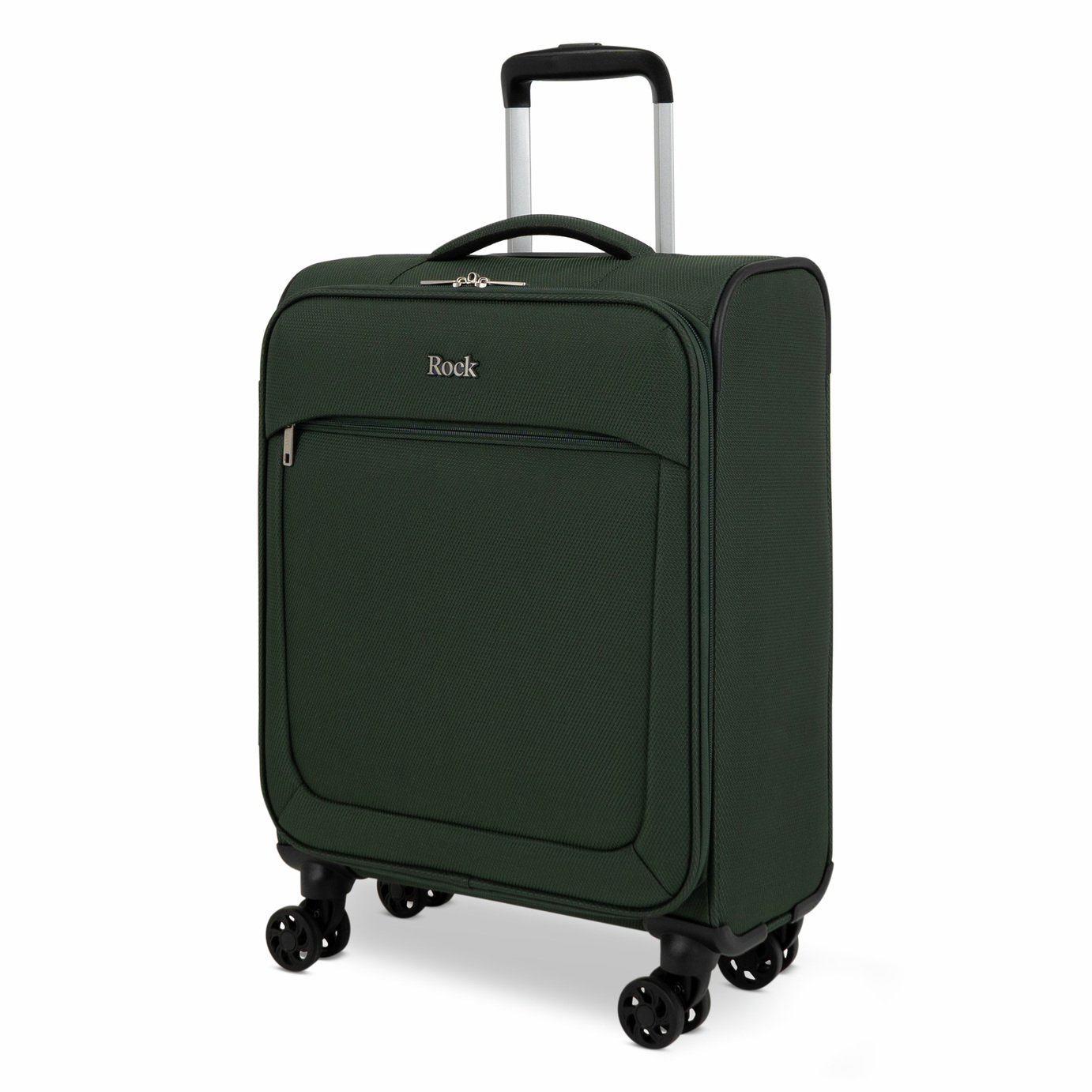 Rock Lyon 8 Wheel Soft Suitcase - Green